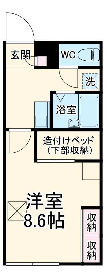 レオパレスミユキの間取り