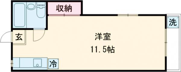 第二三菱荘の間取り