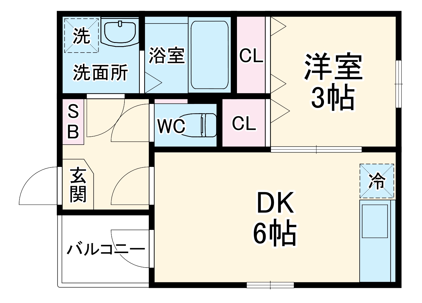 Champ de helianthe 本陣の間取り