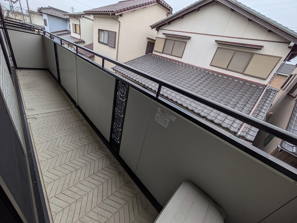 12/24 バルコニー