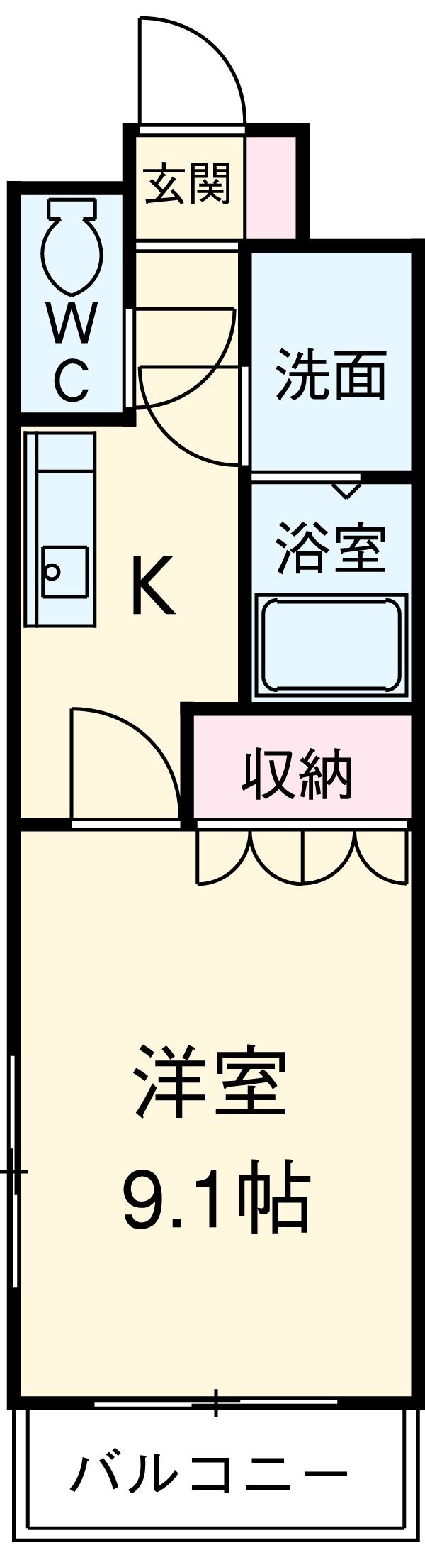 ハピネスガーデンの間取り