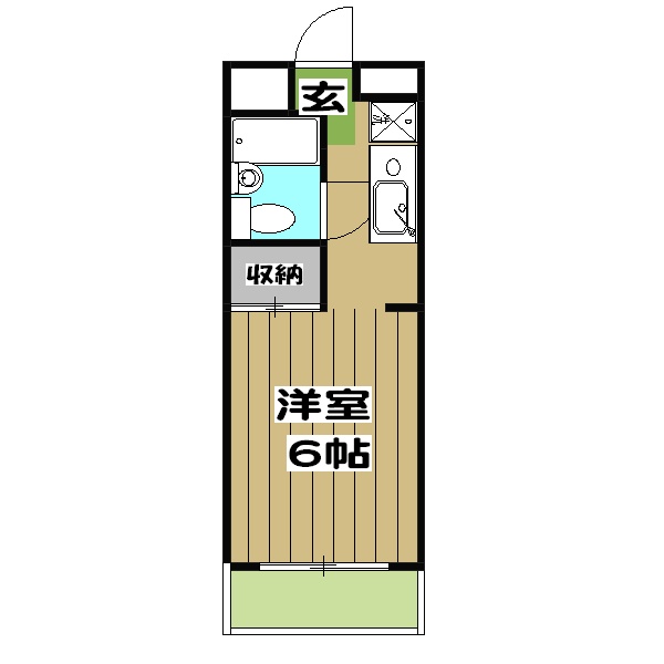 タウンコーポくつかけの間取り