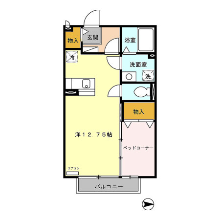 チェリー アベニューの間取り