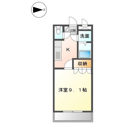 ボナールAの間取り