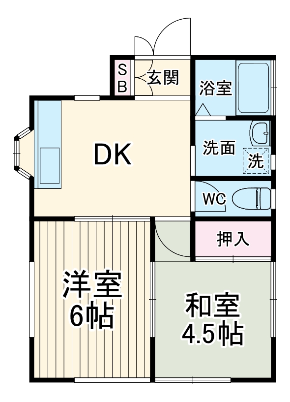 富士見台ハイツの間取り