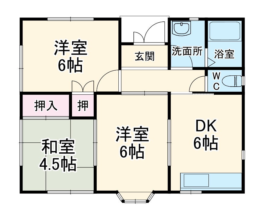 富士見台ハイツの間取り