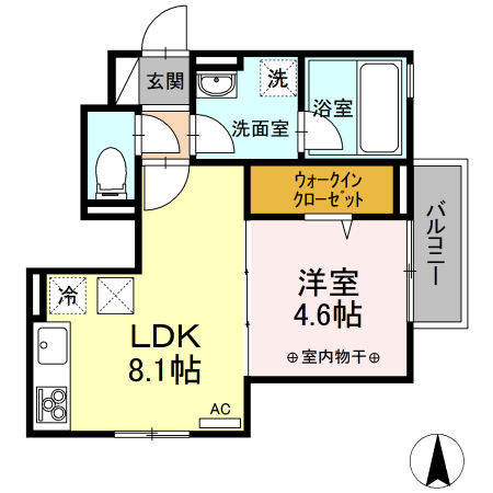 グラサージュの間取り