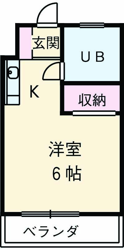 ヴィラ元木の間取り