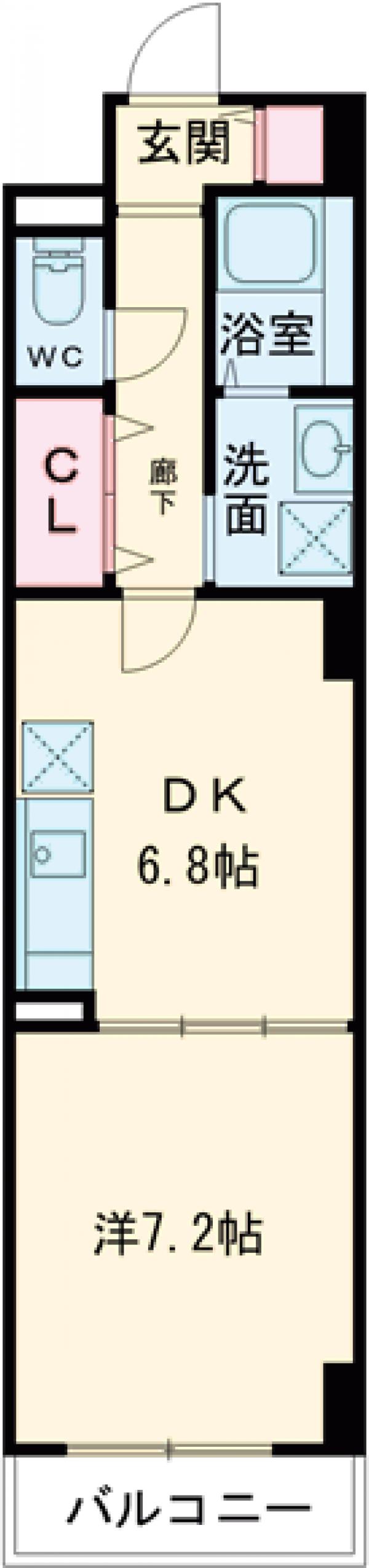 グランシルバ大森・02050号室の間取り