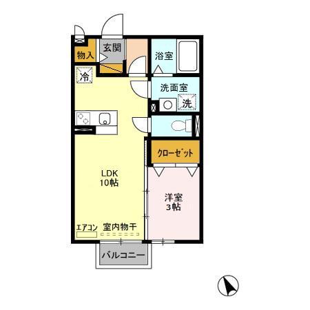 クロスクローバーⅡの間取り