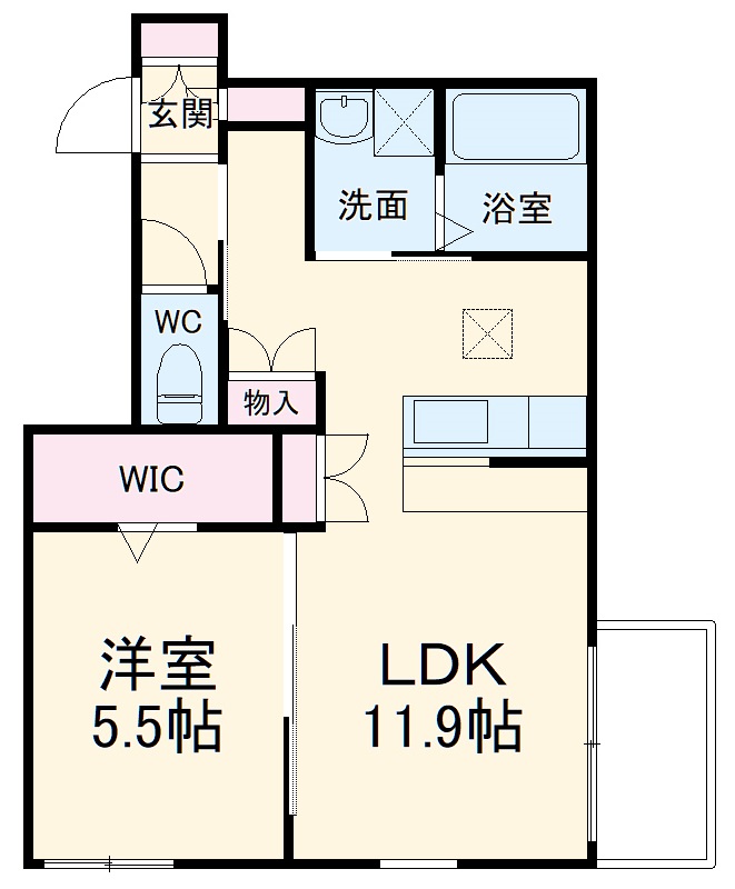 アンシャンテの間取り