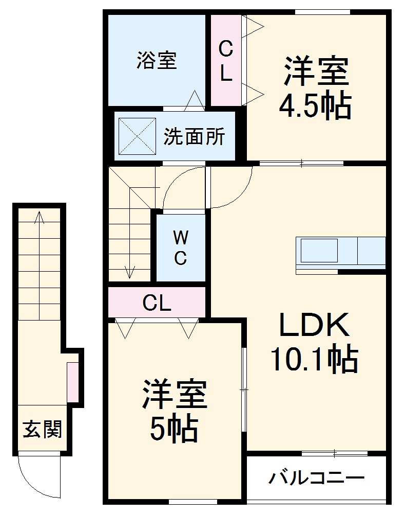 エクシール赤池の間取り