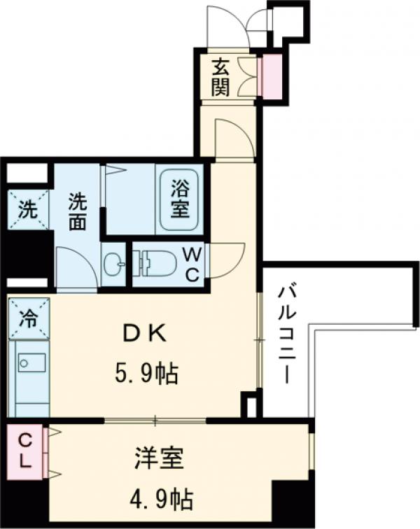 レジディア西小山の間取り