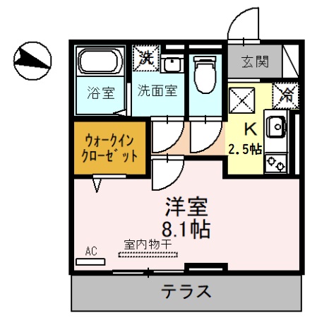 プルメリアの間取り