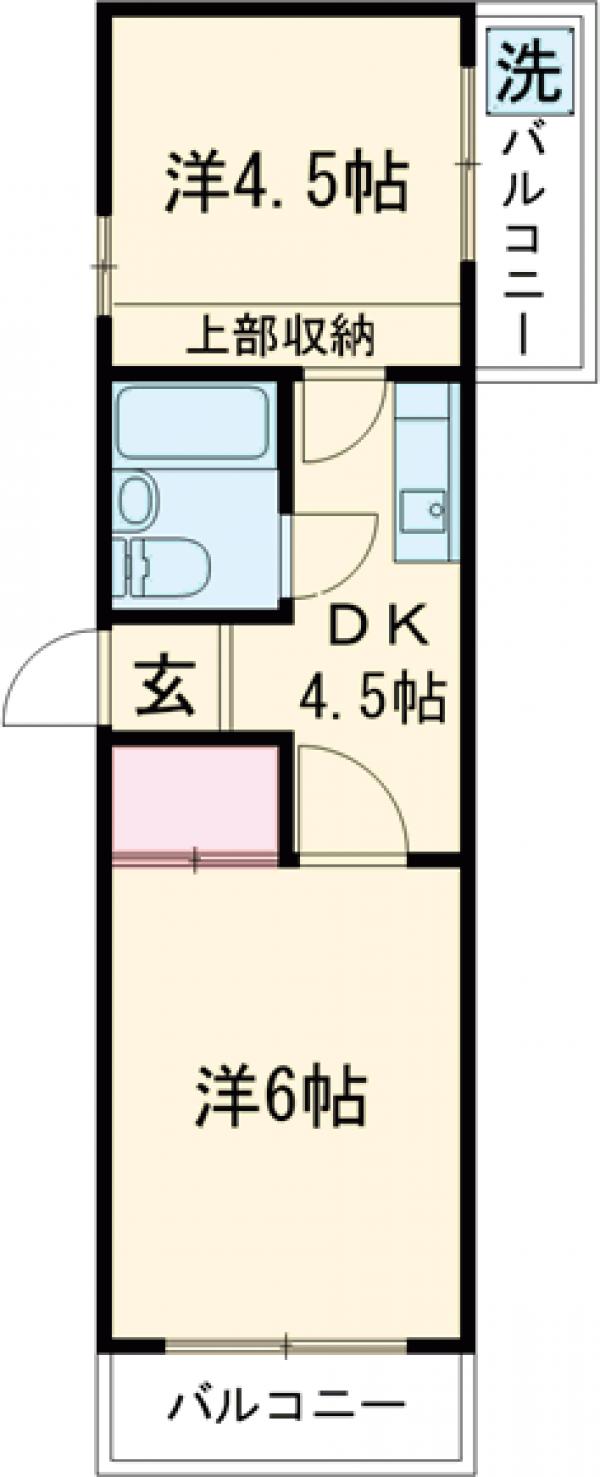 コートハウス豪徳寺の間取り