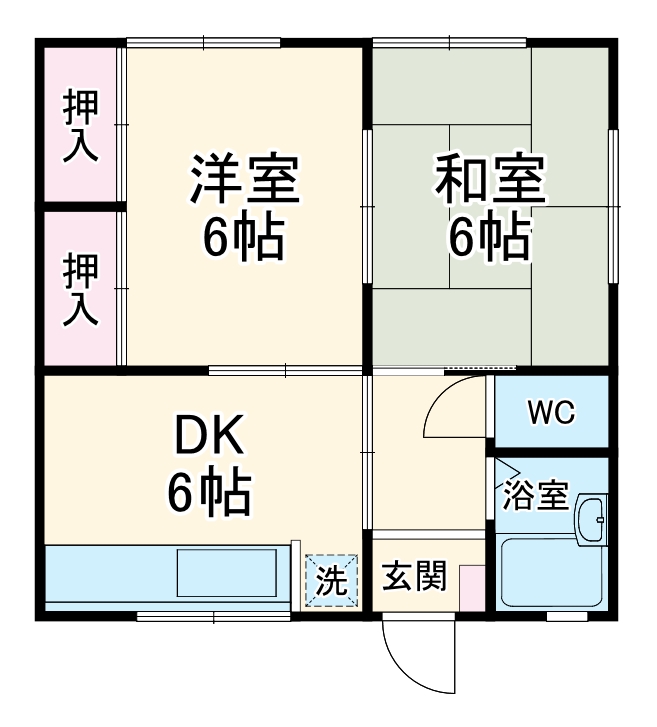 モリハイツの間取り