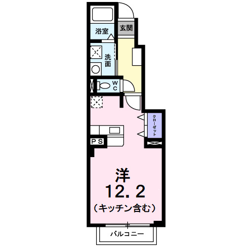 プラシード ドゥーエの間取り