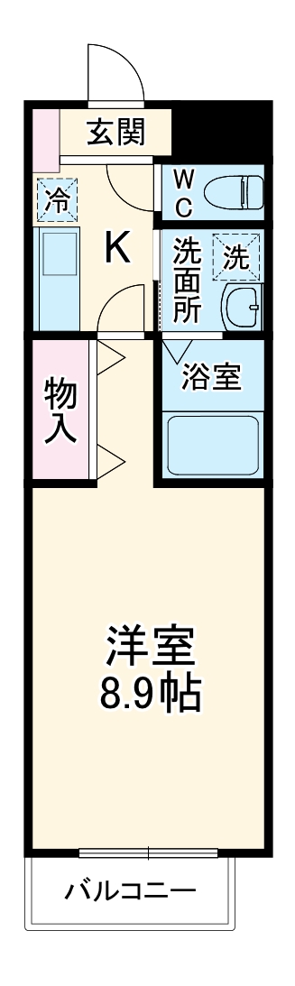 ジュネス・ブランドールの間取り