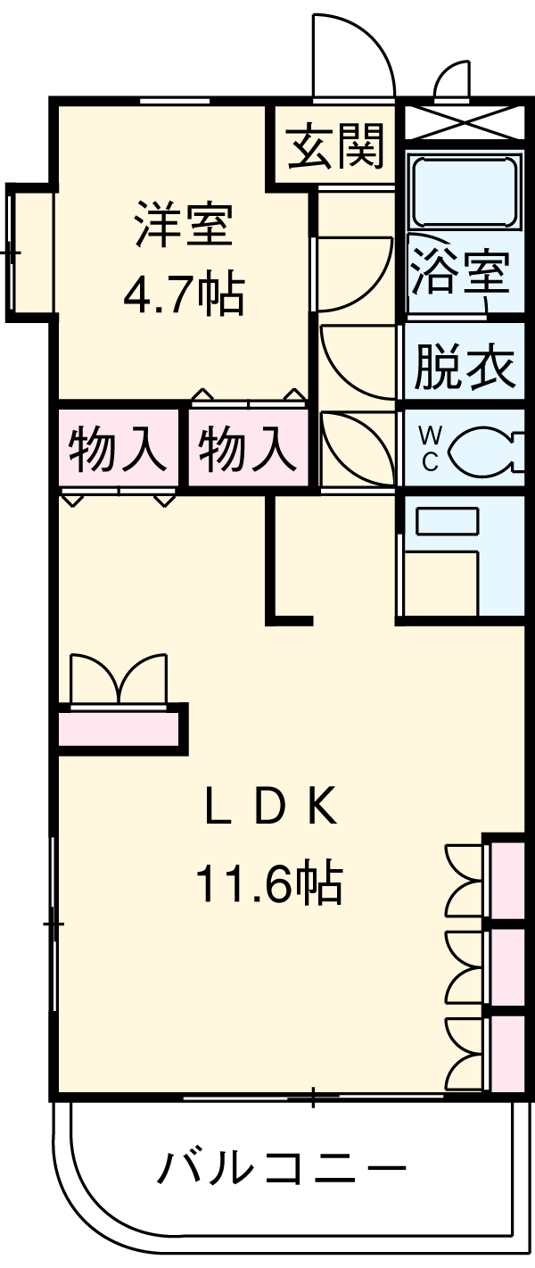 アルコⅤの間取り