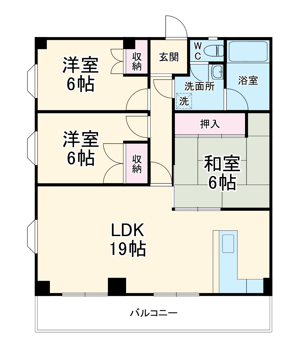グレース蜆塚の間取り