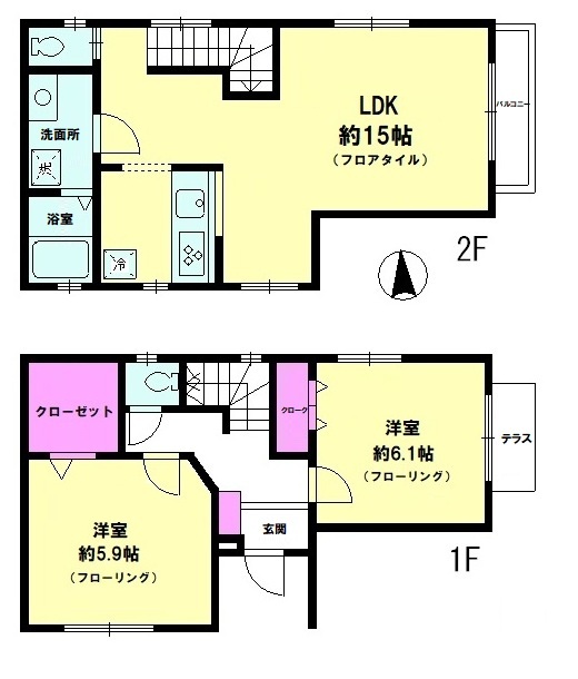 カーサ デルソルの間取り