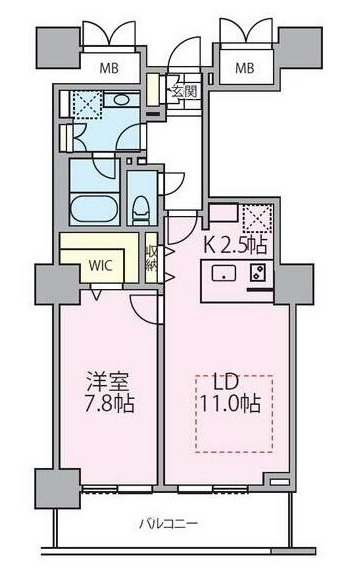 ロイヤルパークスタワー南千住の間取り