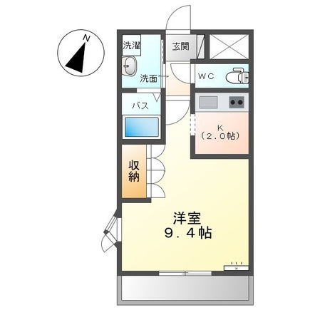 コートダジュールin桃ヶ丘A棟の間取り