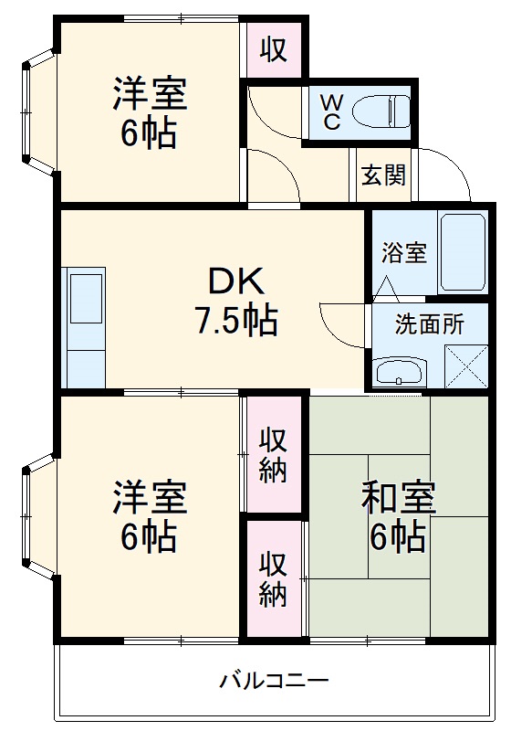 ヴィラエクセレントの間取り