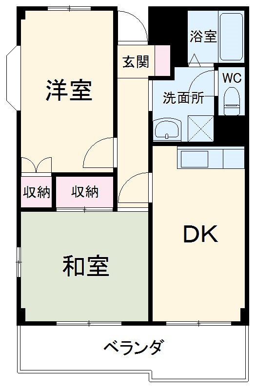 サンコート中里台パートⅠの間取り