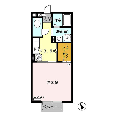 グランアズールの間取り