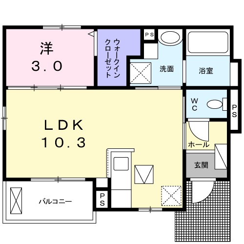 ジールⅡの間取り