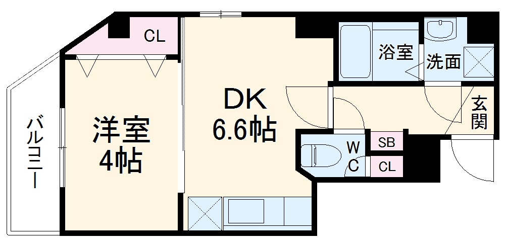 second coralの間取り