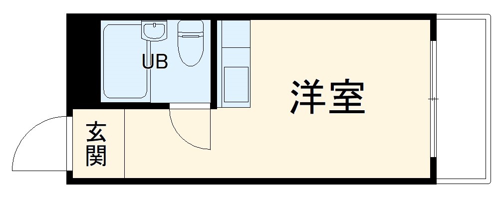フロントリバー豊中の間取り