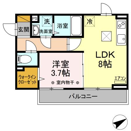 グランディオ西船の間取り