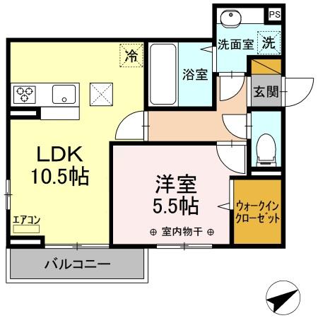 グランディオ西船の間取り