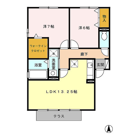 Granfort(グランフォート) Aの間取り