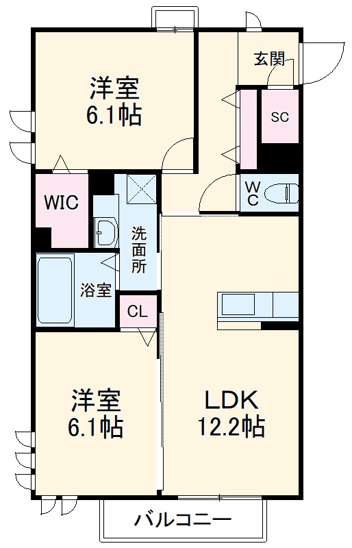 ルシア(Lucia)の間取り