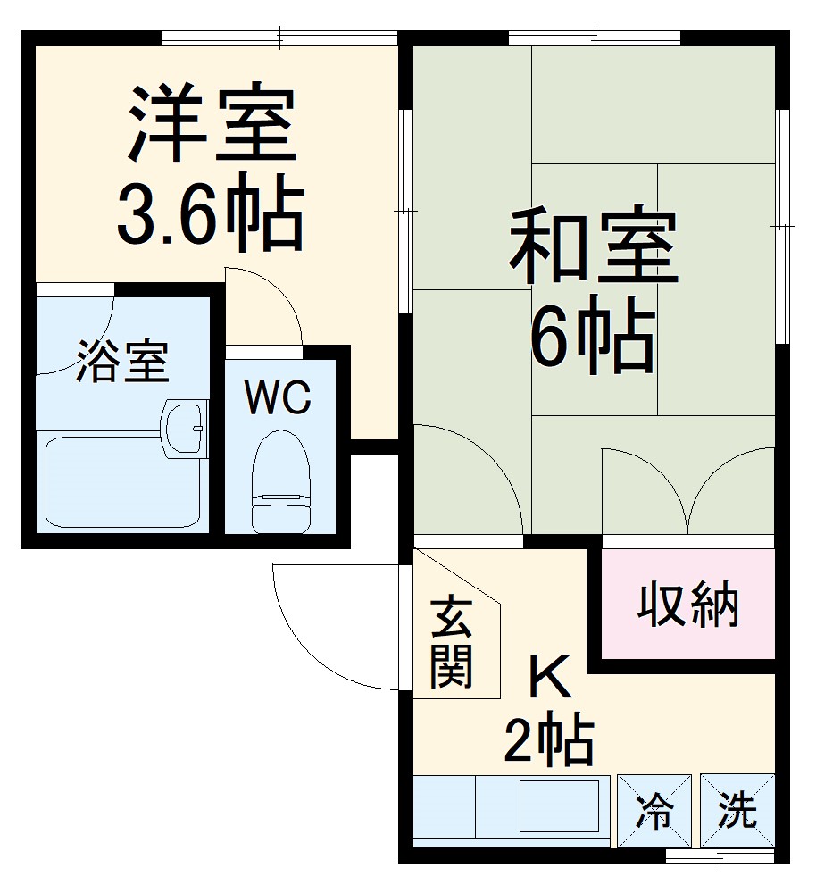 Kozy嵯峨嵐山の間取り