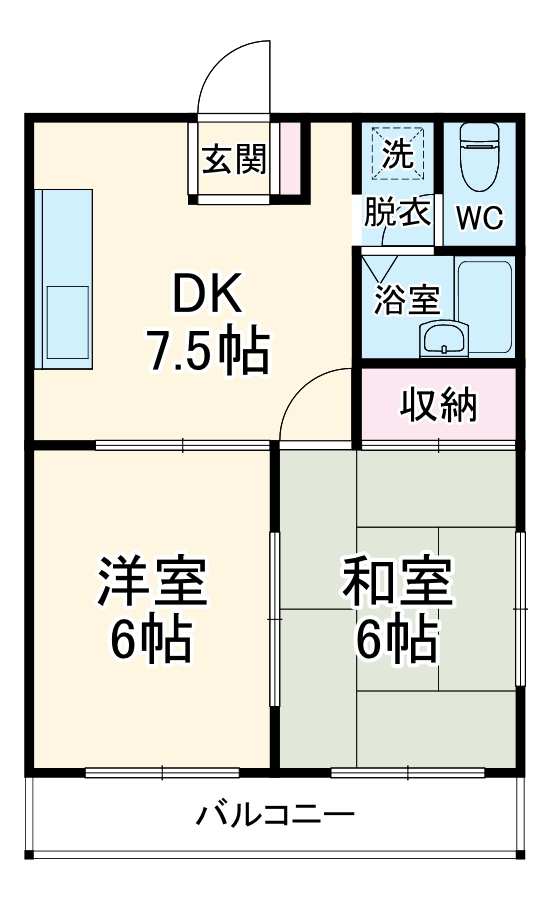 バンブースの間取り