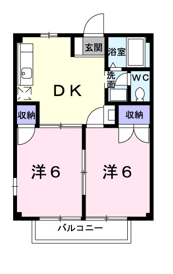 桜通りハイツの間取り