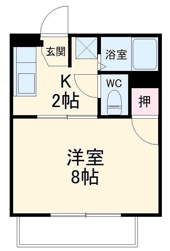 ジュネスアゲハの間取り