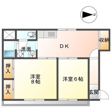 エステート山崎の間取り