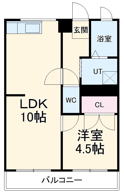 ピザール南公園の間取り