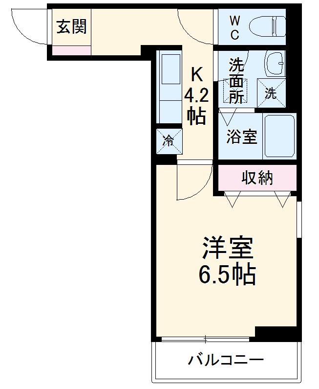ヴェルデ塩焼の間取り
