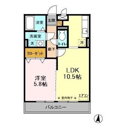 グレースヒルズ Iの間取り