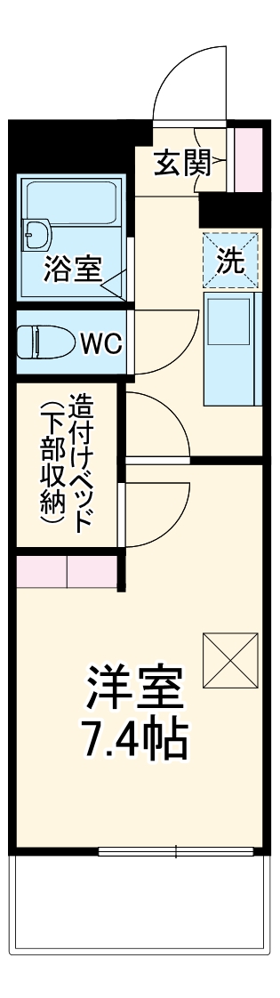 レオパレスエクレールの間取り