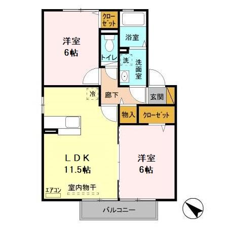 ソフィアガーデン アイビーの間取り