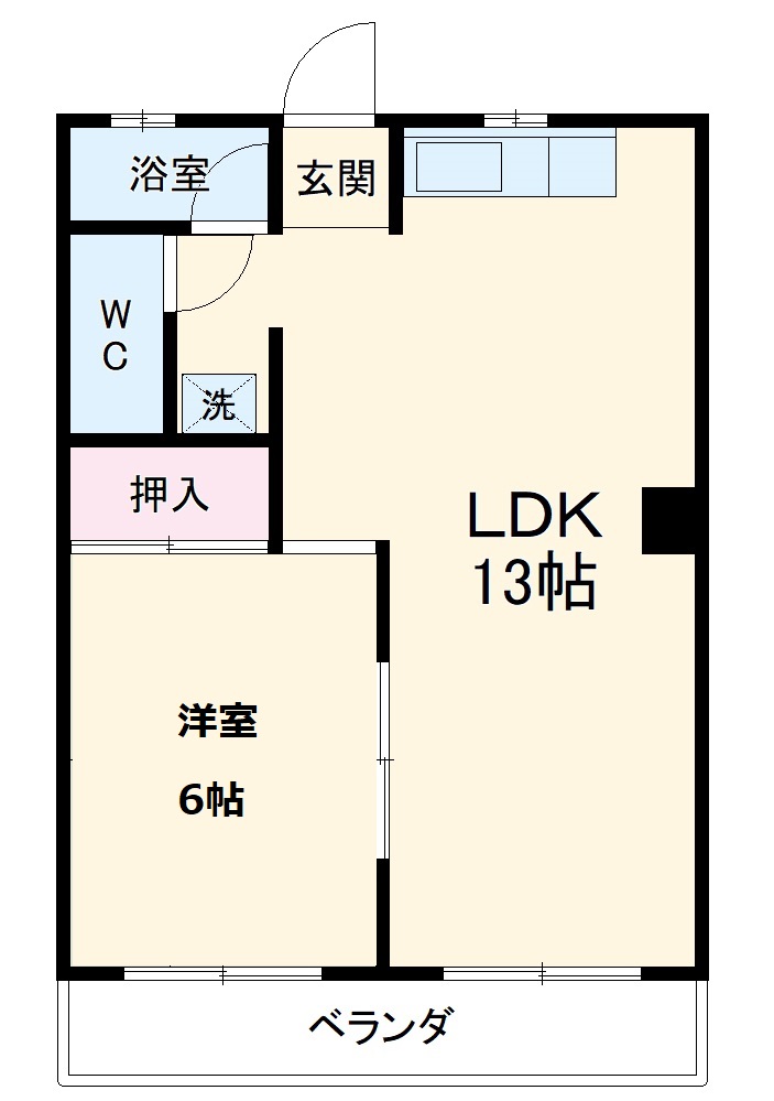 浅井ハイツの間取り
