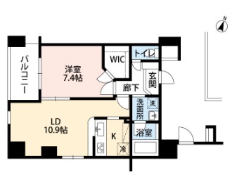 クレール中野の間取り