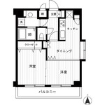 エスコート中野大和町・504号室の間取り
